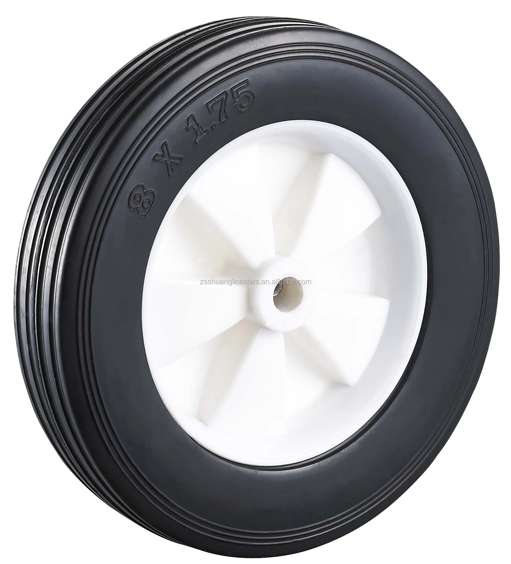8 inch Solid Rubber wheel for Lawn Mowers