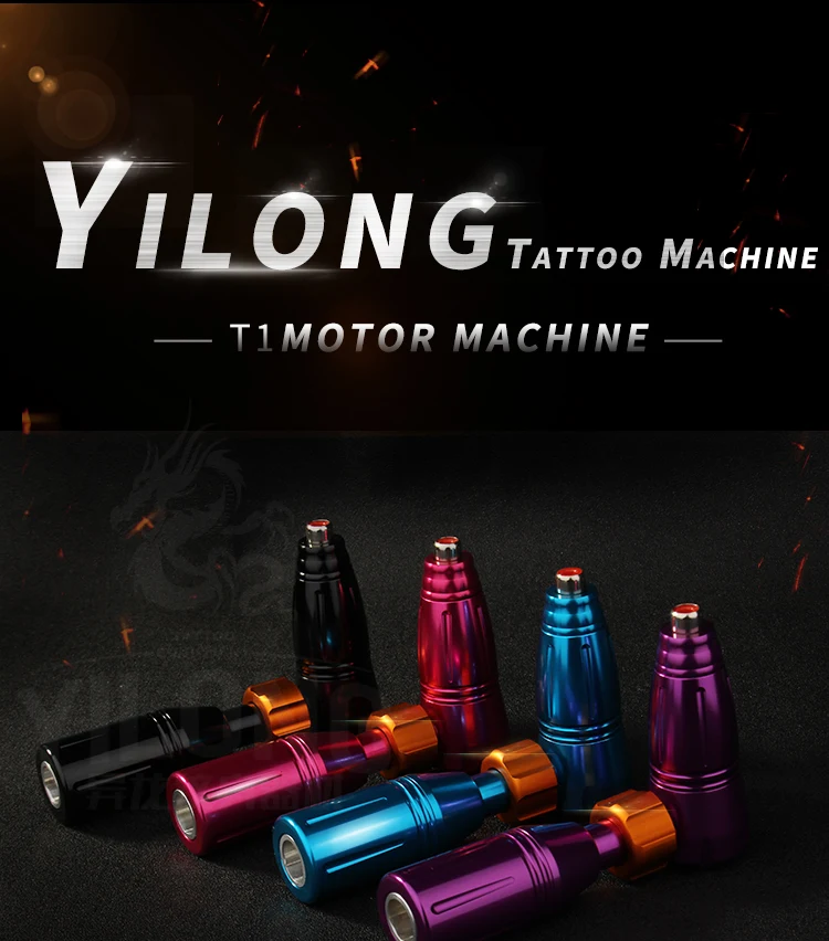 Professional  Tattoo Supply Yilong  rotary cosmetic tattoo machine for tattoo Using