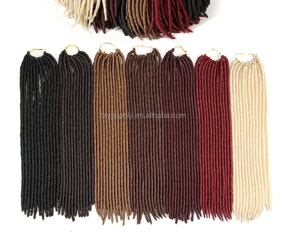 Customized Soft Dread Lock Synthetic Braiding Hair Hair By The