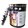 20L printing clear paint tin bucket 20 litre water base paint tin pail paint drum with lug lid and metal handle