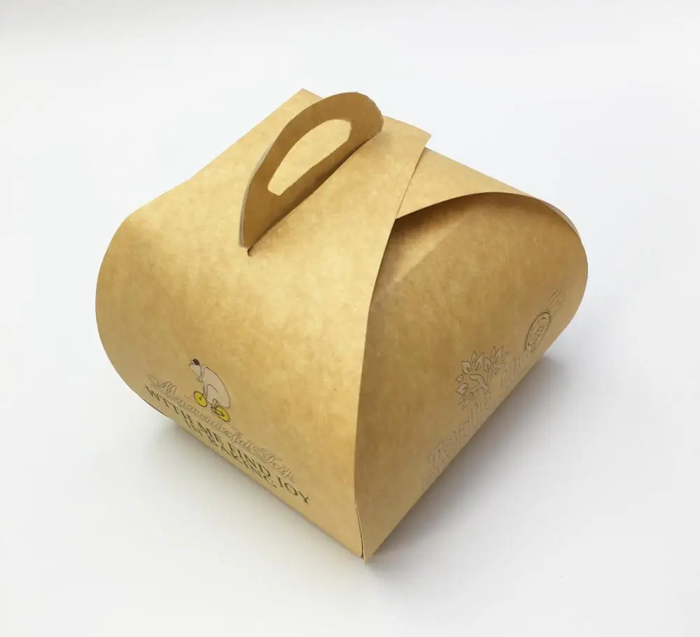 Download Kraft Paper Cake Box - China Eco Friendly Birthday Wedding Design Kraft Paper Cake Box With ...