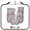 Custom Size Logo Square Round Flower Gift Paper Box Set
