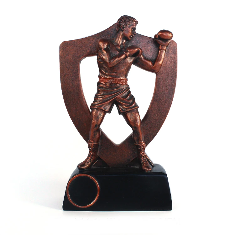 new resin personalized boxing figurines