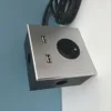 High quality aluminum power supply usb socket for hotel wall