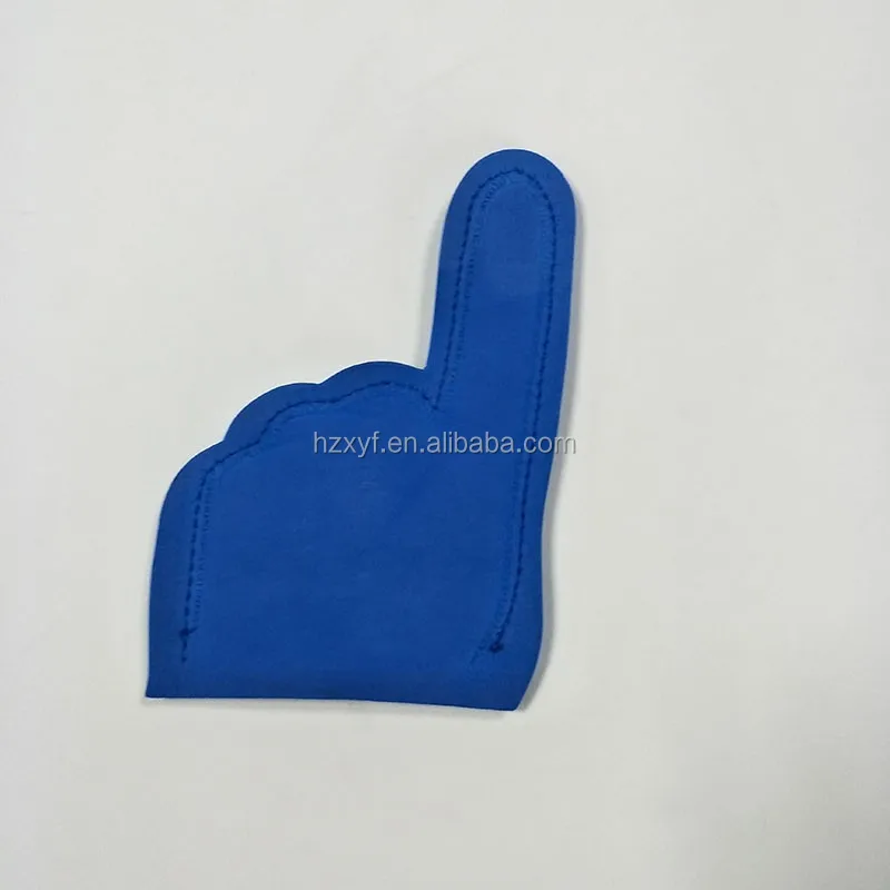 Mini Novelty Pointing Finger Foam Hand For Finger In Blue Buy