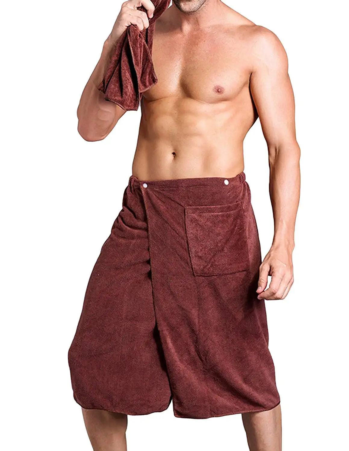velcro towel wrap for men