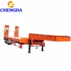 China 3 Axle 4 Axle 60 100 Tons Lowbed Lowboy Low Boy Loader Used Hydraulic Low Bed Trailer For Sale