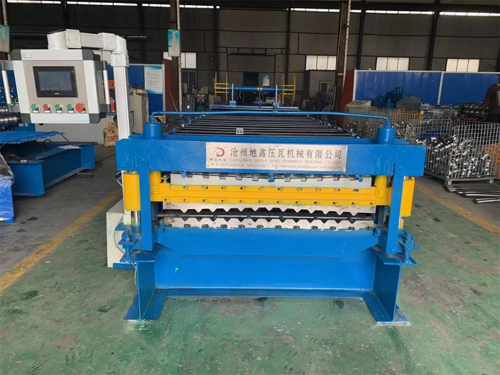 Double Layer Roof Automatic Tile Roll Making Forming Machine for Trapezoidal Type