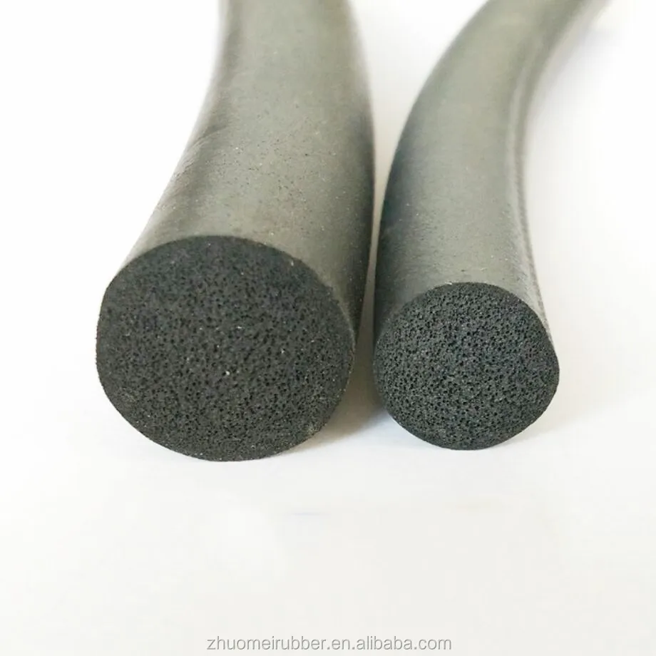 Black Epdm Round Sponge Filler - Buy Sponge Filler,Sponge Filler,Round