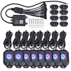 Timing Function RGB RGBW LED Rock Lights 8 Pods Multicolor LED Rock Light Kit