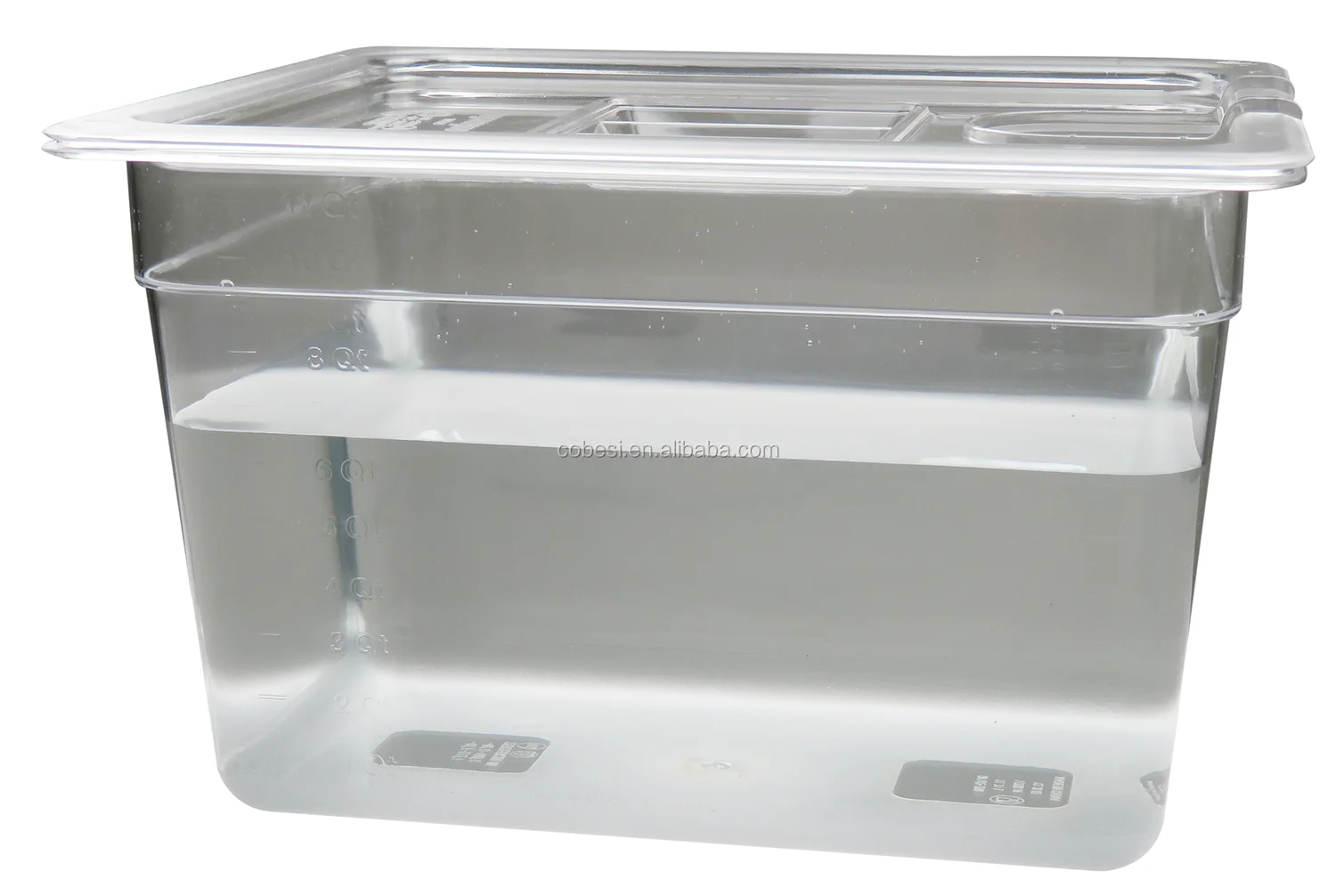 flat plastic storage containers
