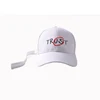 Hot selling solid color plain long belt hat cap embroidery