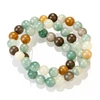 2018 Hot sale jade, various color round plain loose beads