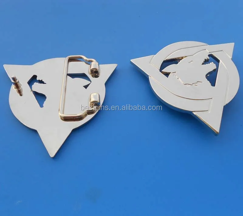 Custom Made Wolf Logo Triangle Nickel Free Belt Buckle Buy Nickel Free Belt Buckle Wolf Logo Triangle Belt Buckle Custom Made Belt Buckle Product On Alibaba Com