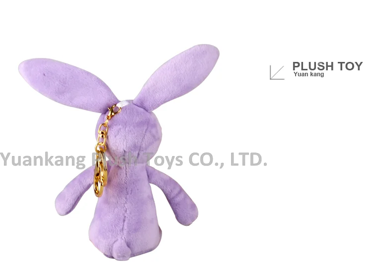 bunny plush keychain