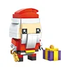 LOZ Mini Blocks Brick Heads Figure Building Blocks toys Children Intelligence Models Building Christmas Quiz Toys For Children
