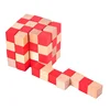Wood Lock Luban Set Brain Teaser Puzzle IQ Challenge Toy