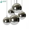 us decor dining room/kitchen/indoor 5 light fixtures/single one blown chrome glass pendant light