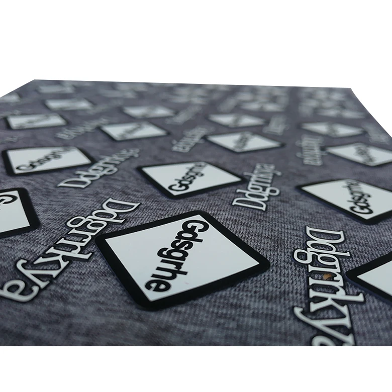 2021 free sample iron on logos sticker heat transfer 3d for clothing
