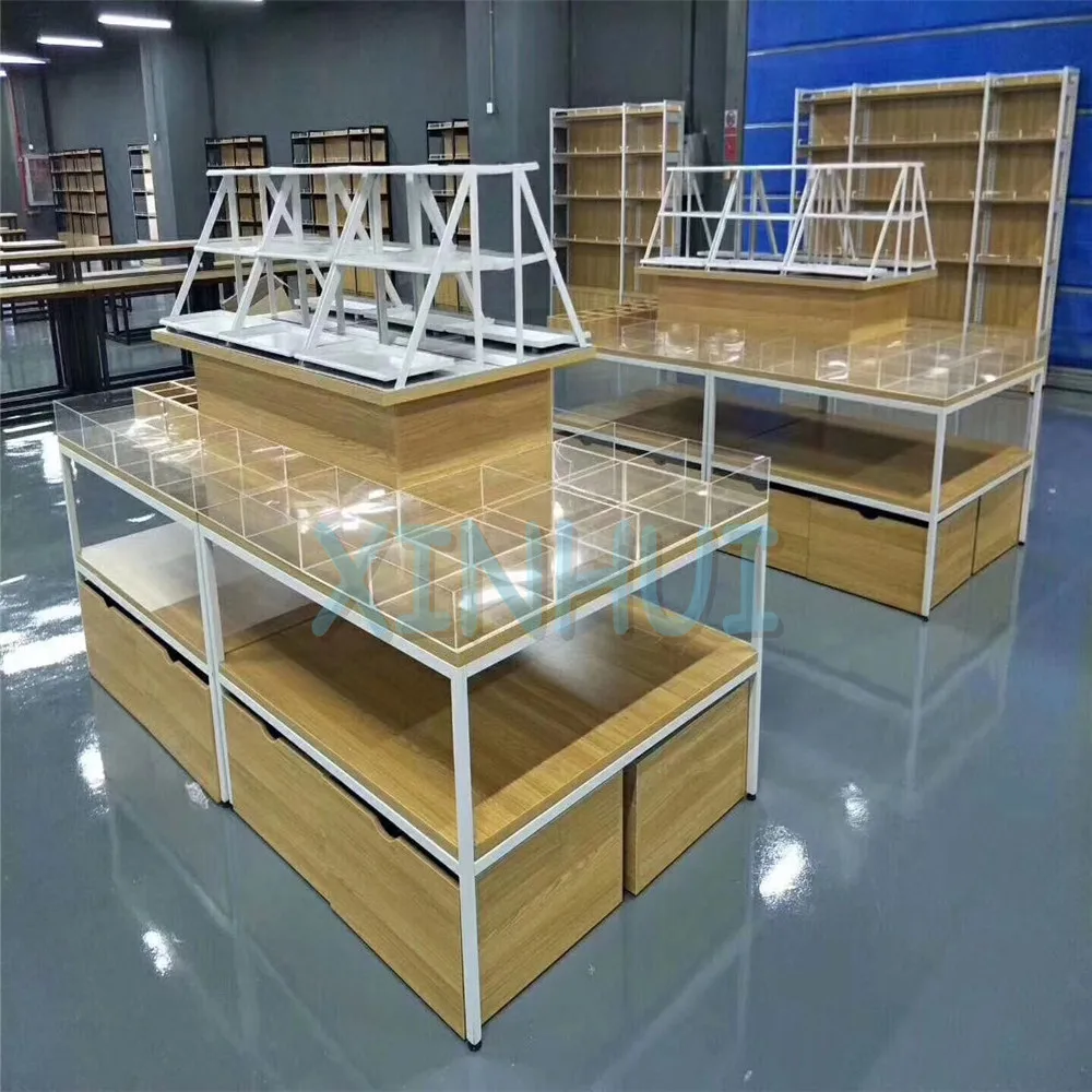 2018 Neue Tyle Supermarkt Rack Typ Und Holz Material Und Metall Rahmen