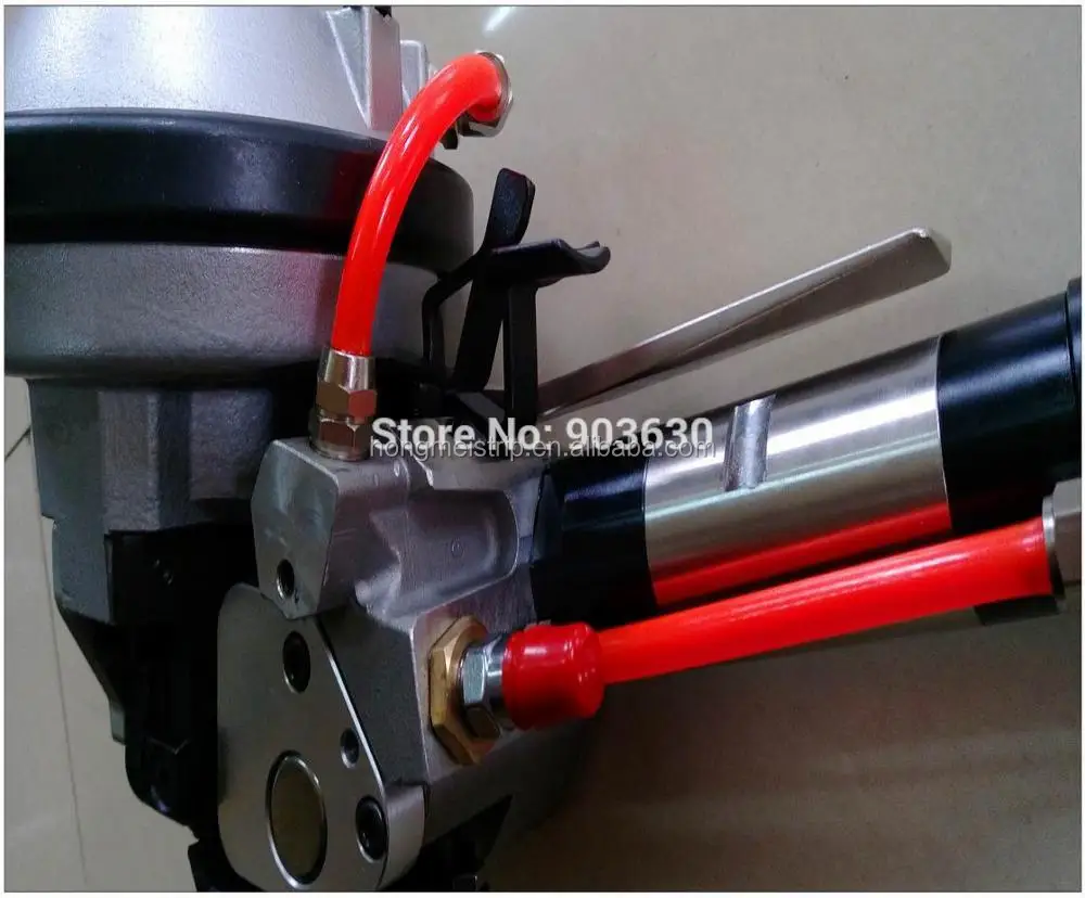 A480/KZ19 Air Pneumatic steel strapper metal strip banding machine for steel Strap 19mm