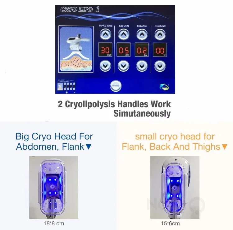 Hot sell fat freeze slimming machine, portable fat freeze cryolipolysis machine