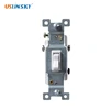 Shanghai Linsky 15A 125V/277V 3 way Toggle Light Switch Wall Switch with Back& side wire White/Black color