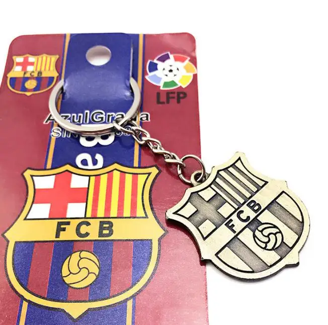 Europe's Football Leagues Club Keychain Soccer Club Logo Bronze Keychain Buy Football Club