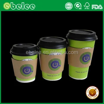 Disposable Custom Printed Paper Coffee Cups Paper Cup Designs - Buy ...