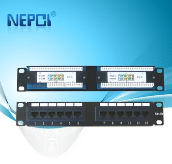 cat6a patch panel 12 port