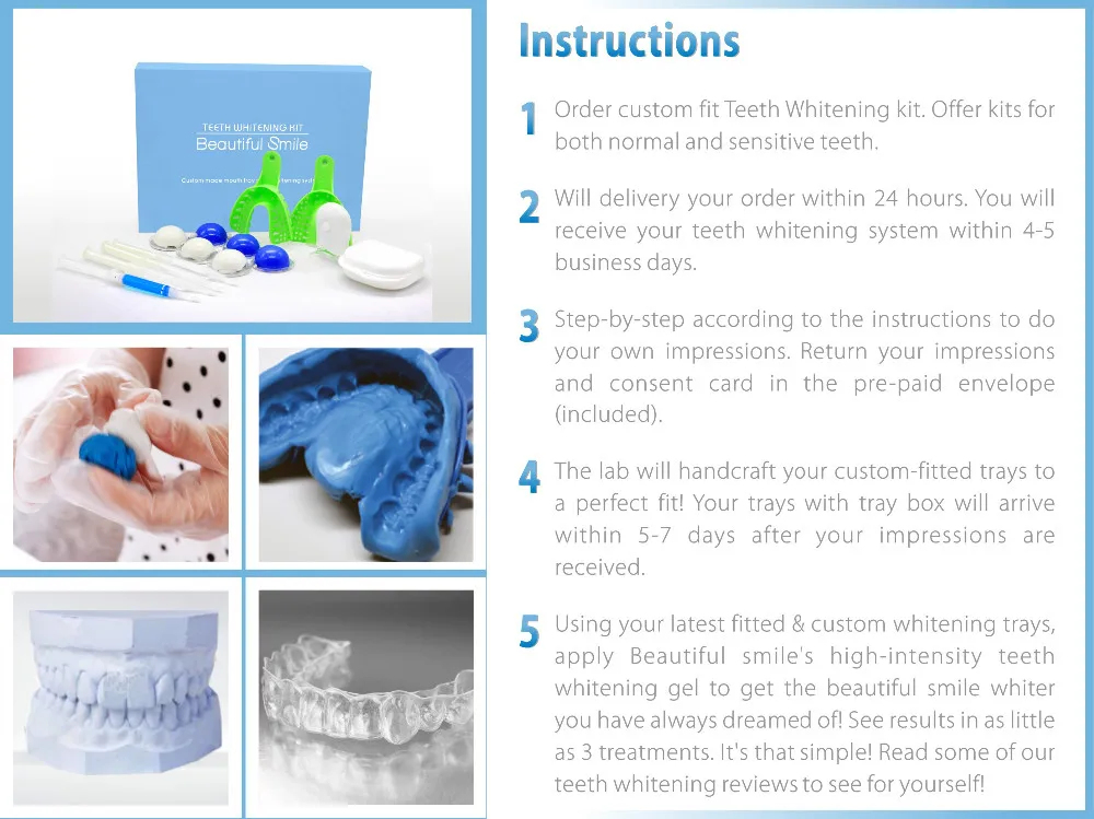 New Arrived Fda Approved Customize Fit Dental Bleaching Material ...