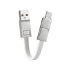 SIKAI High Quality OEM ODM Zinc Alloy Mini USB Sync Charging Cable 3 in 1 Data Cable Fast Charging Cable Line