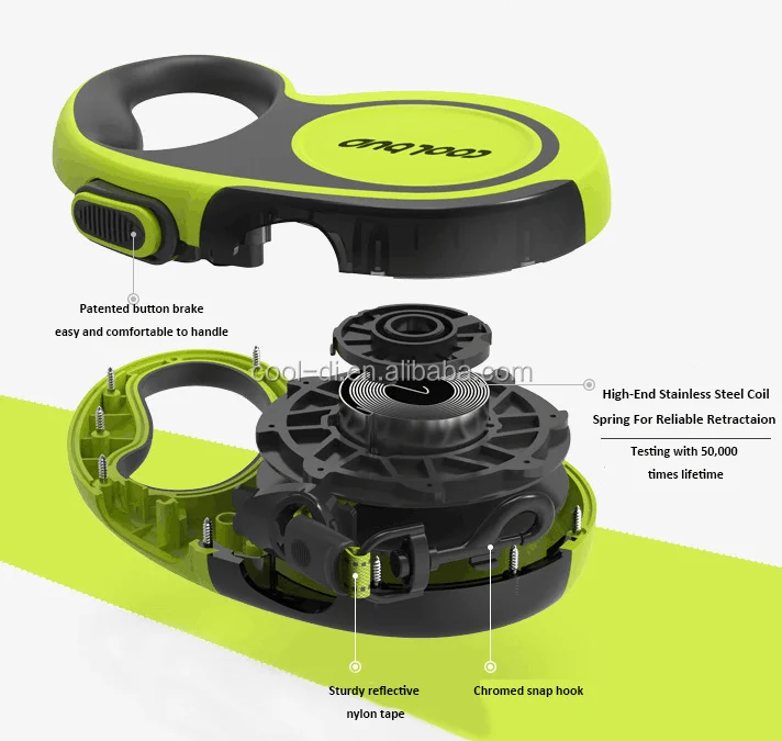 Custom Heavy Duty Extra Bungee Extendable Pet Reflective Nylon Walking