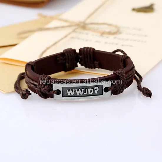 Solid Color For Wwjd Woven What Would Do Logo Jacquard Item Description Name Wwjd Jacquard Bracelets