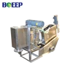Suger Refining multi plate screw press sludge dehydrator disk for cattle farm