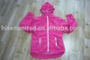 Windbreaker Jacket (100% Polyester, Transparent Coating Reverse Side, Meshing Lining)