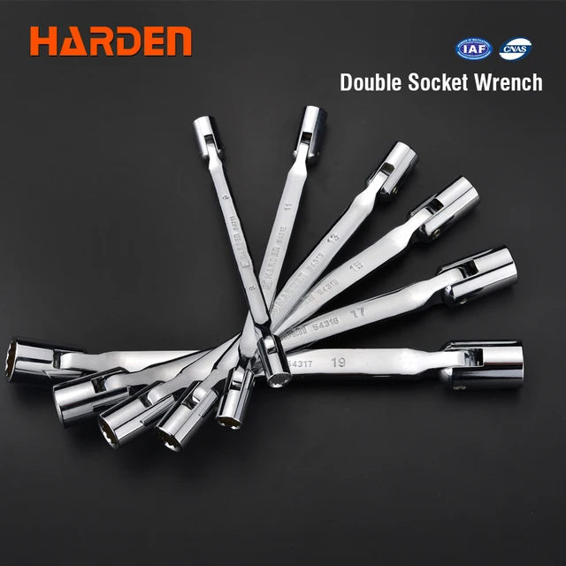 double flexible socket wrench spanner socket wrench