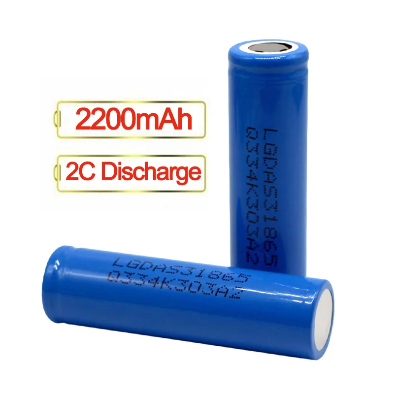 For Lg 3.7v Lgdas31865 18650 Battery 2200mah - Buy Lgdas31865 Battery ...