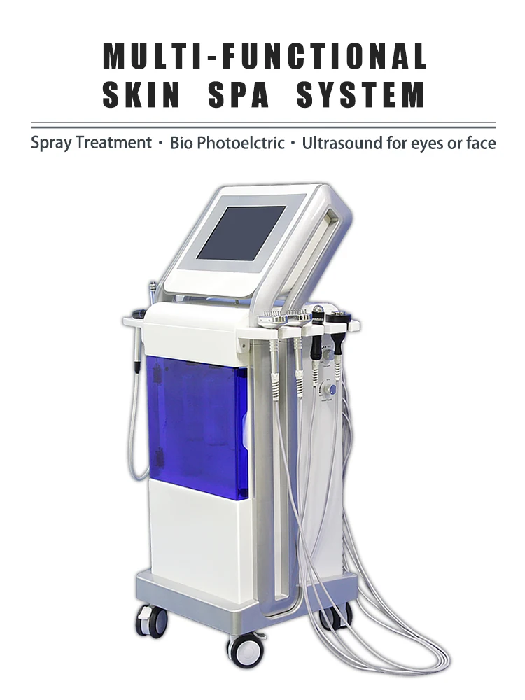 2019 New Design 8 In 1 Hydra Dermabrasion Facial Machine/hydro Dermabrasion Hydra Vaccum Facial