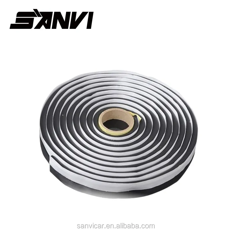 Black Snake Butyl Synthetic Rubber Glue Auto Headlight Headlamp Retrofit Adhesive Sealant 9.5mm *4.57M Car Styling Modifying