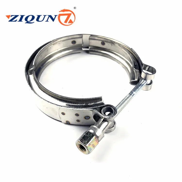 
704 stainless steel clamps with strong inner groove high quality high hardness rubber tubing pipe clamps hardware screw 