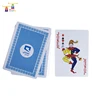 promo customer logo play paper or plastic poker playing cards custom paper box party favor christmas club poker playing cards