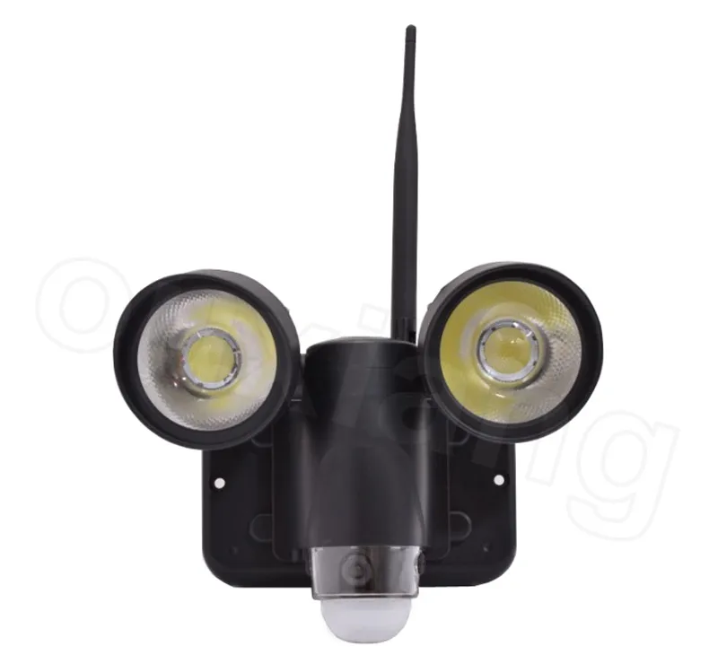 Indoor Outdoor Mini Wifi Wireless 720p P2p Pir Floodlight Camera Indoor Outdoor Mini Wifi Wireless 720p