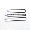 Sample metal clips wholesale u shaped hair pin for girls