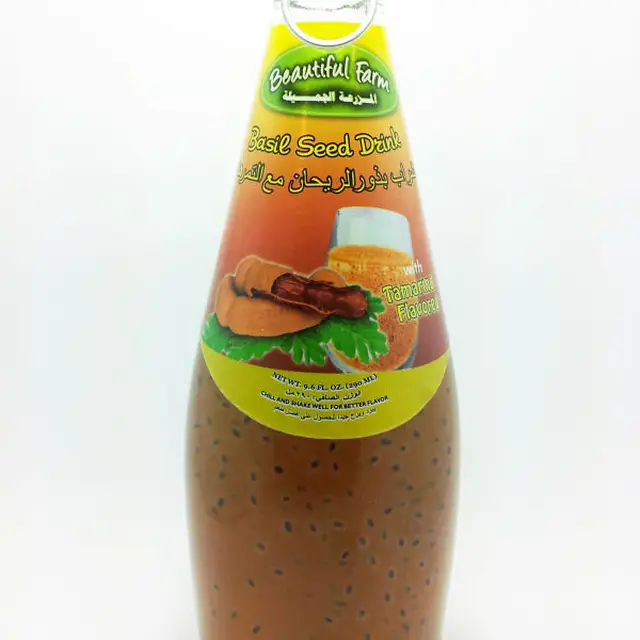 basil seed drink with tamarind flavored