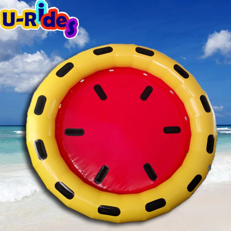 Inflatable Round Raft Yellow Color For Rental Buy Inflatable Floating