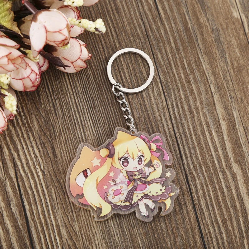 Custom Clear Printed Anime Acrylic Charms Keychain Maker In China Buy