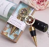 Our Adventure Begins Bottle Stopper Antique Bronze Metal Compass Winery Nautical Beach Wedding Vintage Wine Bottle Stoppers