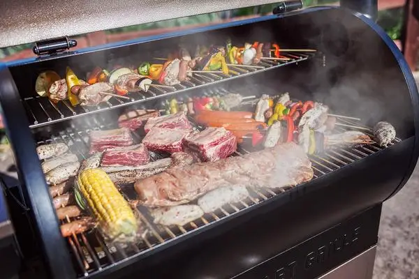 Premium Electric Wood Pellet Grill with Digital Controller