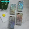 PU leather for iphone case laser colorful Crocodile print mobile phone case for iphone 6 6s plus 7 7 plus